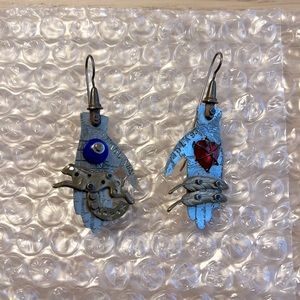 Thomas Mann steampunk earrings